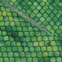 dragon scales - green