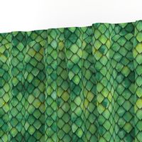 dragon scales - green