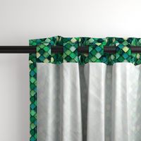 dragon scales - green multi