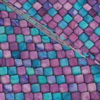 dragon scales - purple and blue