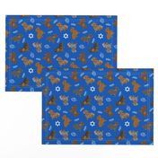 Tiny Wirehaired Dachshunds - Hanukkah