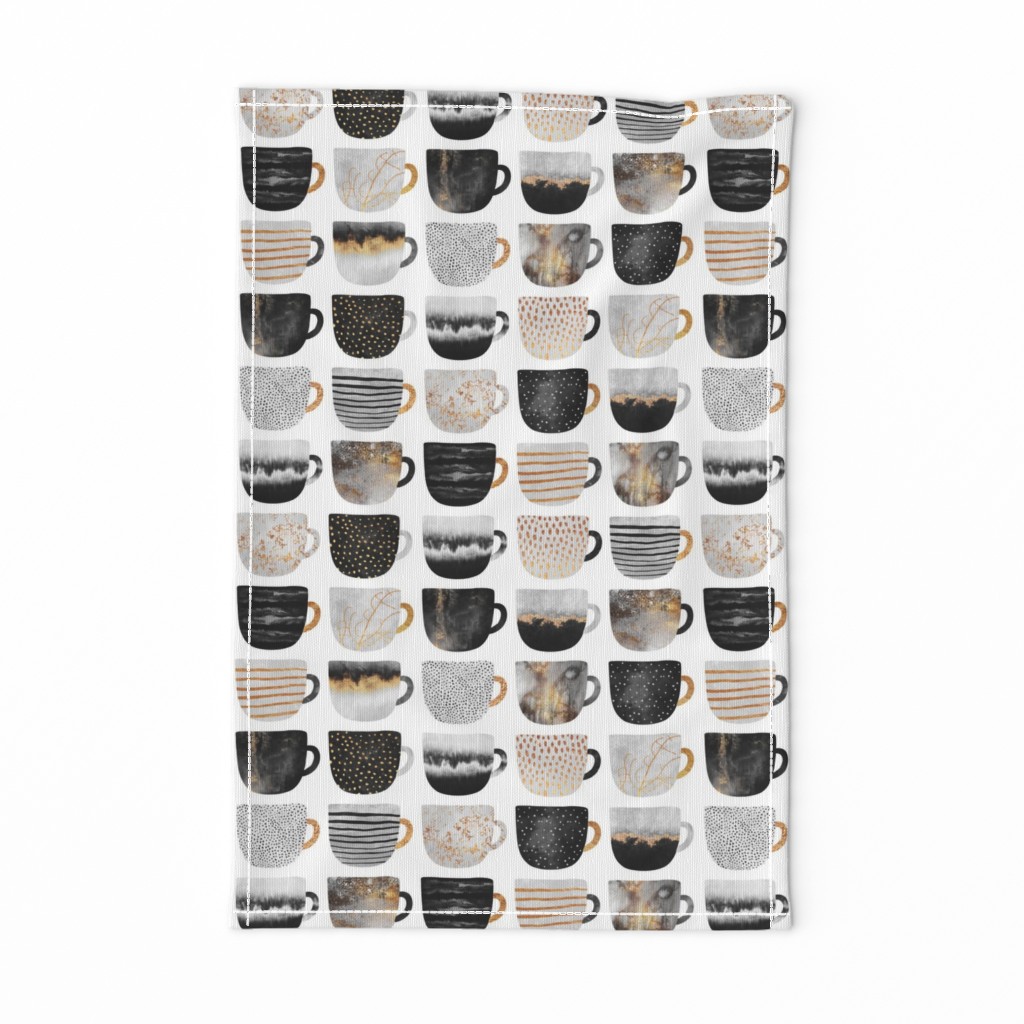 Pretty Coffee Cups - Grey - Small