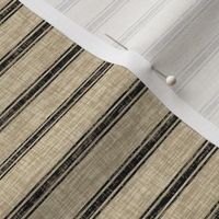 Weathered Ticking Stripe RR - black