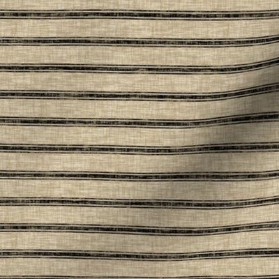 Weathered Ticking Stripe RR - black