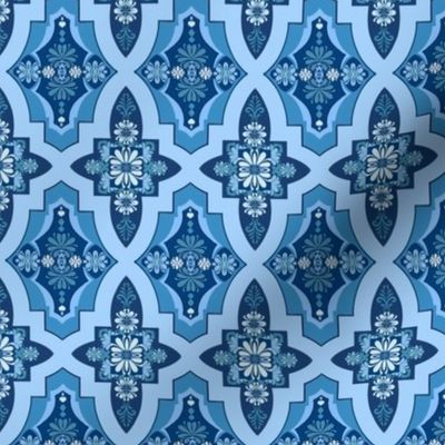 Moroccan Tile Floral  // Geometric  // Kilim Tile