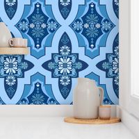 Moroccan Tile Floral  // Geometric  // Kilim Tile