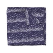 Rain Border Print in Purple and Blue