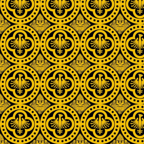 Authentic Design 004 - Yellow on Black