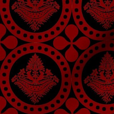 Authentic Design 001 - Red on Black