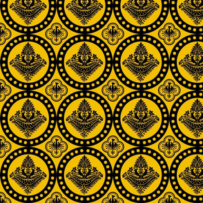 Authentic Design 002 - Black on Yellow