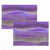 violet rolling waves hills