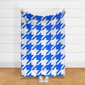 18-04F Jumbo Houndstooth Royal Blue White _ Miss Chiff Designs 