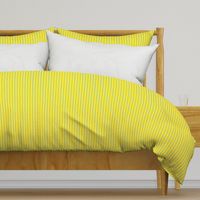 Blue Narrow Mattress Ticking on Yellow Custom Order