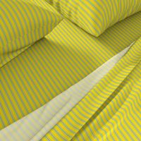 Blue Narrow Mattress Ticking on Yellow Custom Order