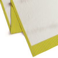 Blue Narrow Mattress Ticking on Yellow Custom Order