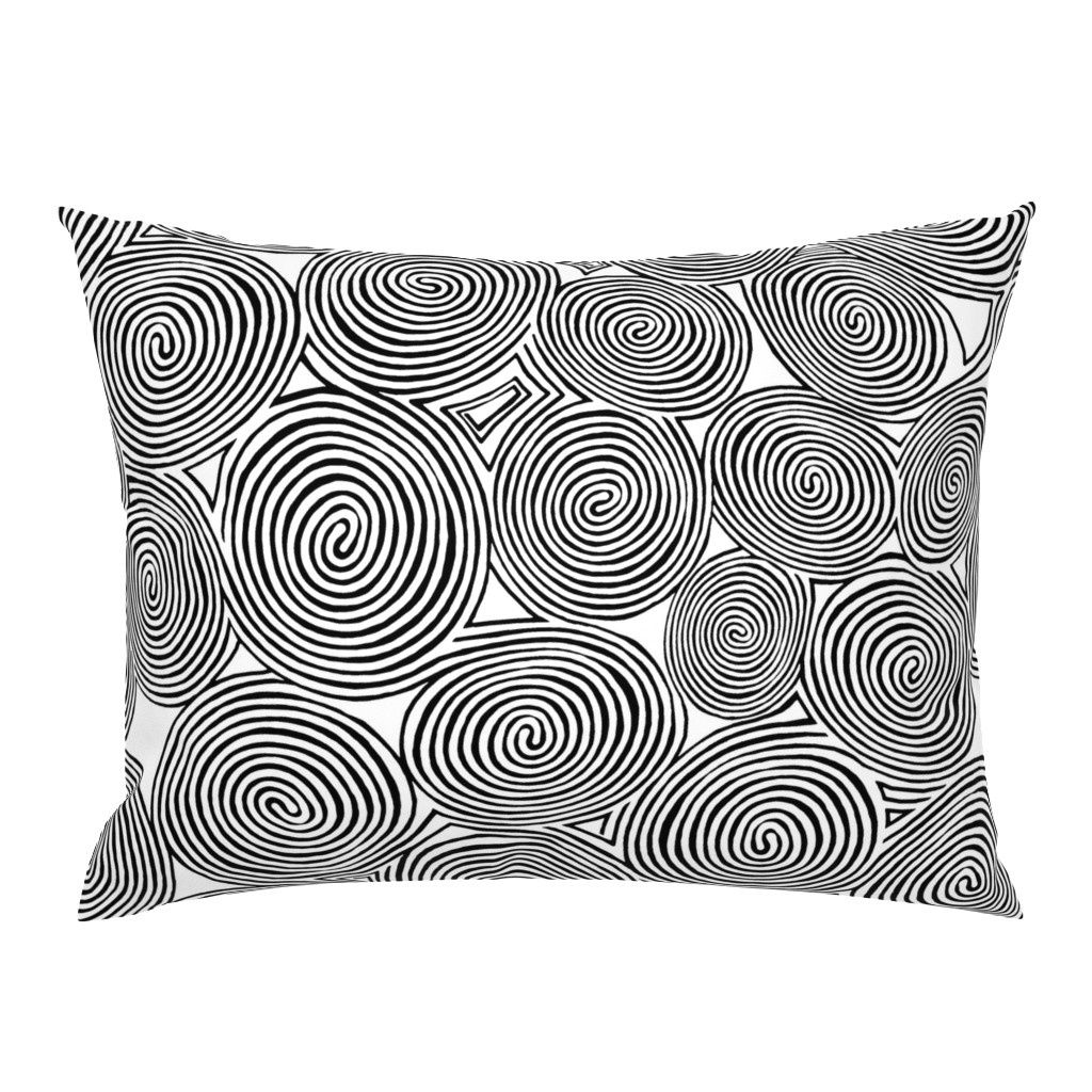 spirals-black white op art