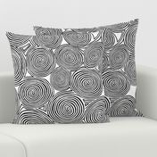 spirals-black white op art