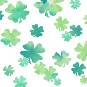 Shamrocks - watercolor