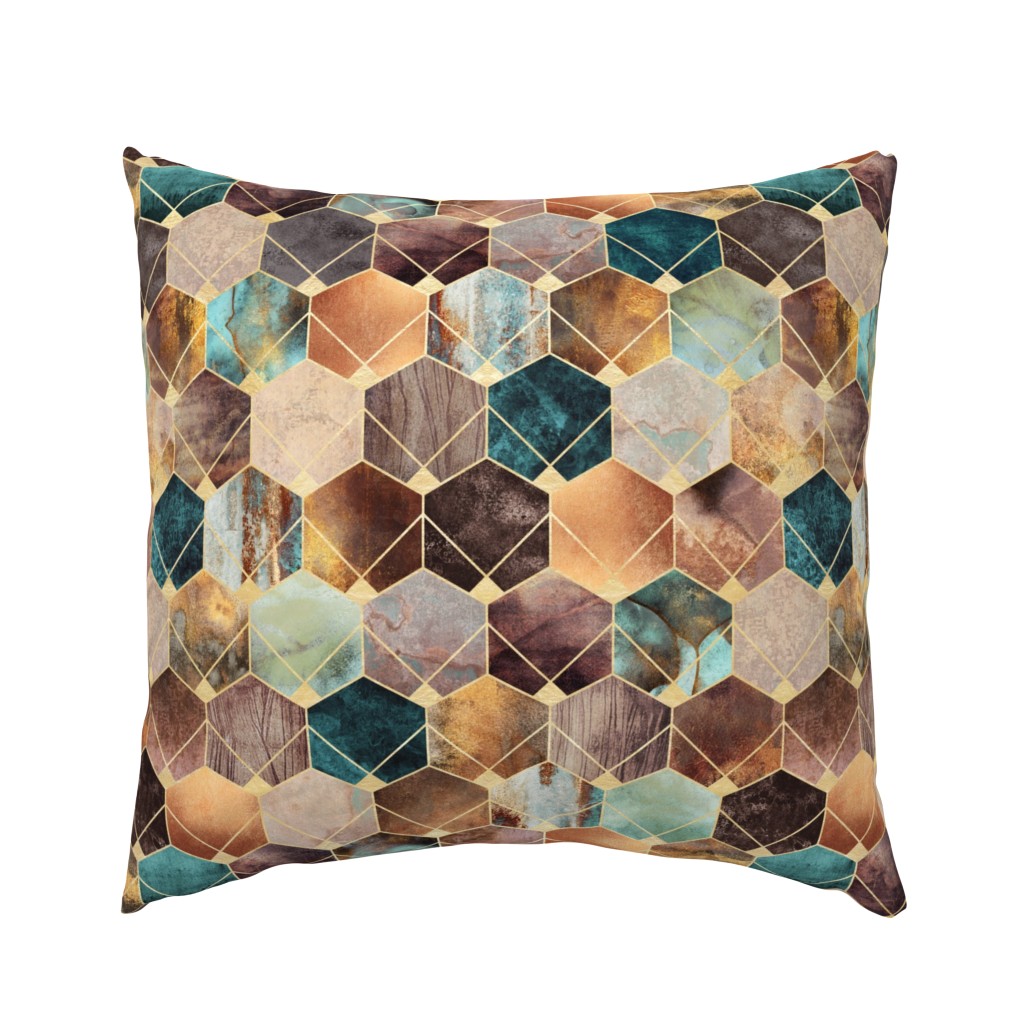 Natural Hexagons - Medium