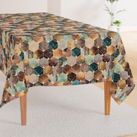 Natural Hexagons - Medium