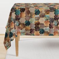 Natural Hexagons - Medium