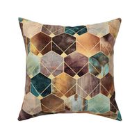 Natural Hexagons - Medium