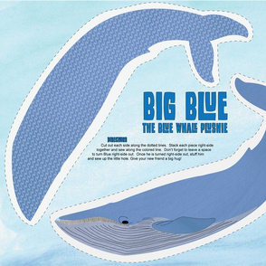 Big Blue - The Blue Whale Plushie