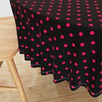 Black Licorice and Hot Pink Polka Dots