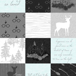 Always Quilt - Mint - Wizard quotes