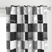 Always Quilt- Monochrome Black And White - wizard quilt