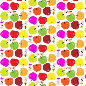 multicolor apple toss