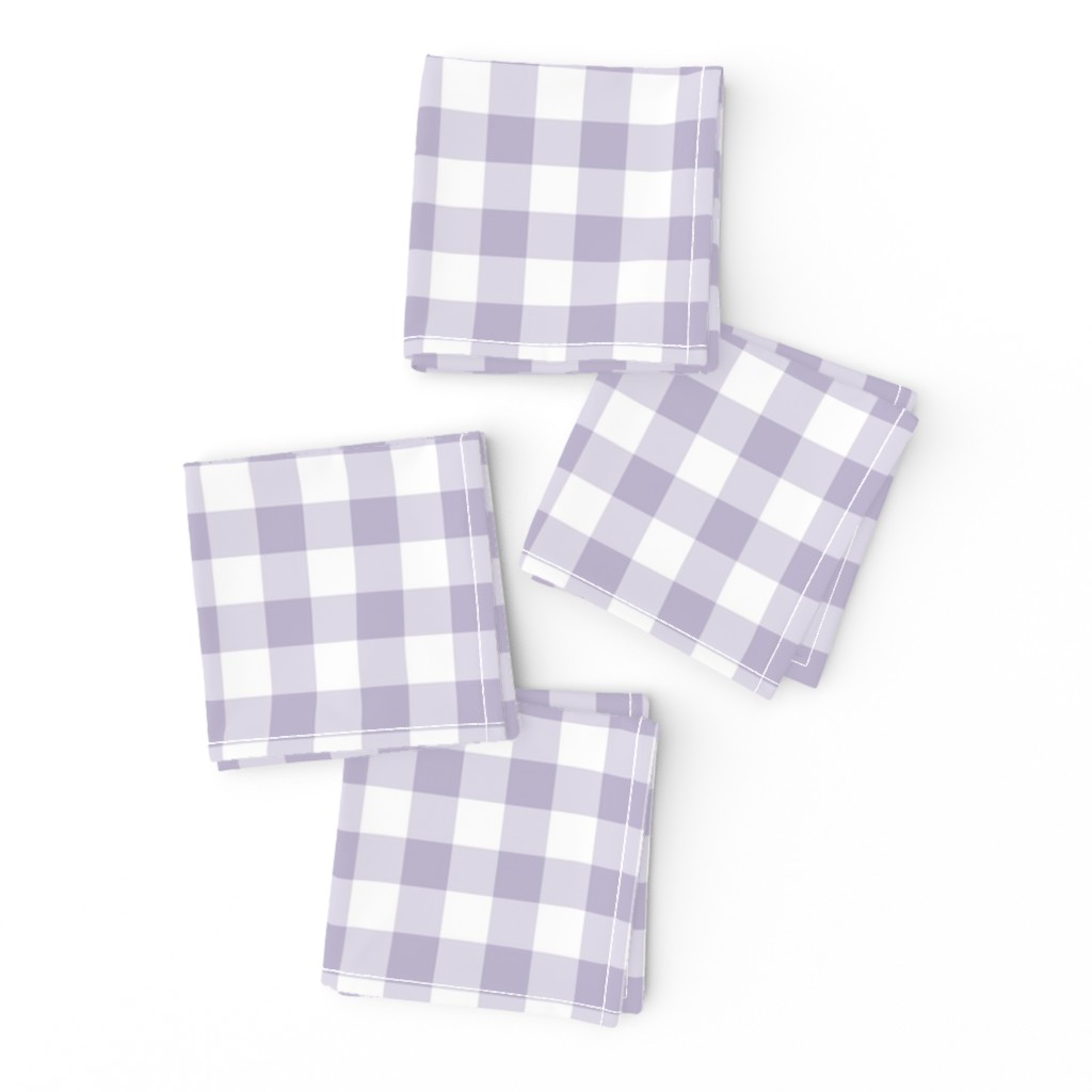 Lavender Gingham: Small Check - .75 Inch Check