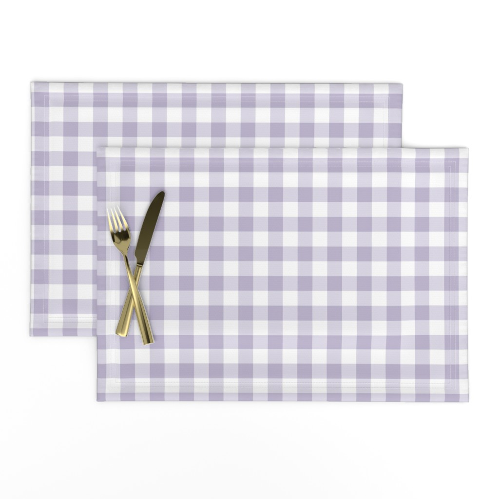 Lavender Gingham: Small Check - .75 Inch Check
