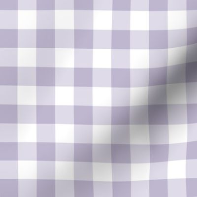 Lavender Gingham: Small Check - .75 Inch Check