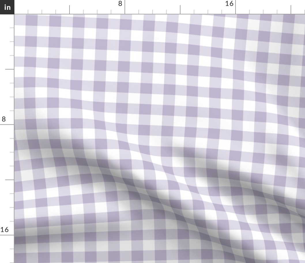 Lavender Gingham: Small Check - .75 Inch Check