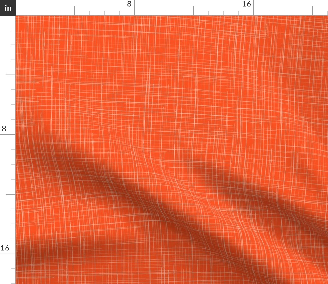 Orange Texture Solid Linen _ Miss Chiff Designs 