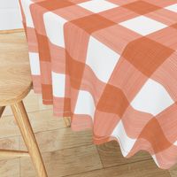 Orange 3" Buffalo Plaid