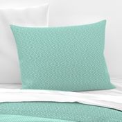 Mint Aqua Green Spots Polka Dots Math || Nautical Quilt Coordinate _ Miss Chiff Designs 