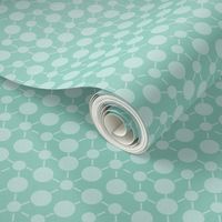 Mint Aqua Green Spots Polka Dots Math || Nautical Quilt Coordinate _ Miss Chiff Designs 