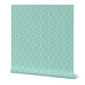 Mint Aqua Green Spots Polka Dots Math || Nautical Quilt Coordinate _ Miss Chiff Designs 