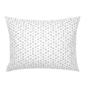 White Gray Grey Neutral Spots Polka Dots Math || Winter Quilt Coordinate Home Decor Low Volume _ Miss Chiff Designs 
