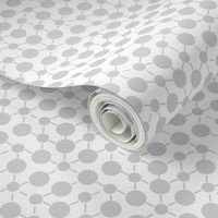 White Gray Grey Neutral Spots Polka Dots Math || Winter Quilt Coordinate Home Decor Low Volume _ Miss Chiff Designs 