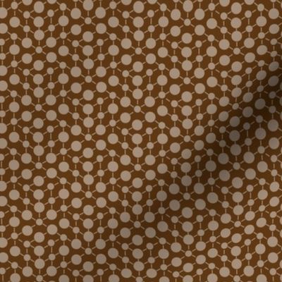 Texture Solid Chocolate Brown Tan Beige Khaki Neutral Spots Polka Dots Math || Fall Quilt Coordinate Home Decor _ Miss Chiff Designs 