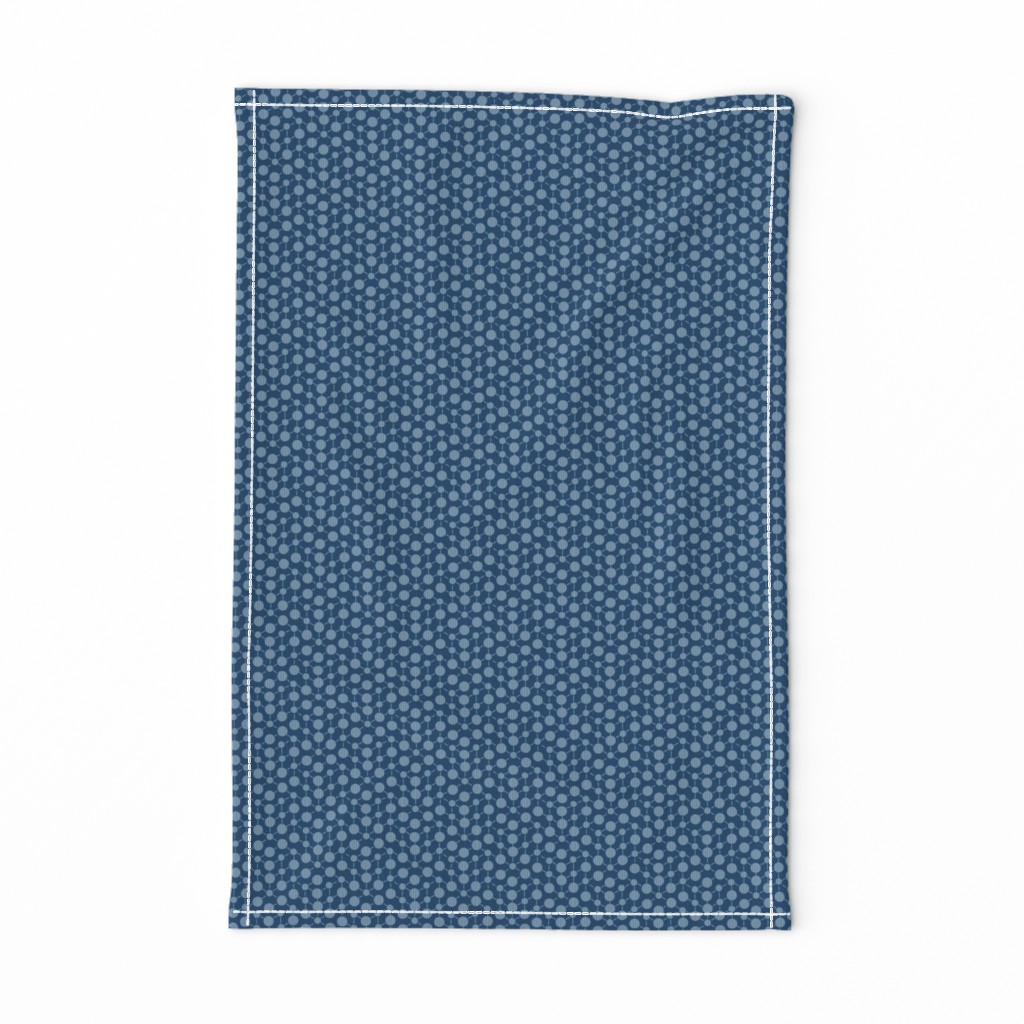 Texture Solid Navy Blue Gray Grey Abstract Spots Polka Dots Math || Fall Quilt Coordinate _ Miss Chiff Designs 