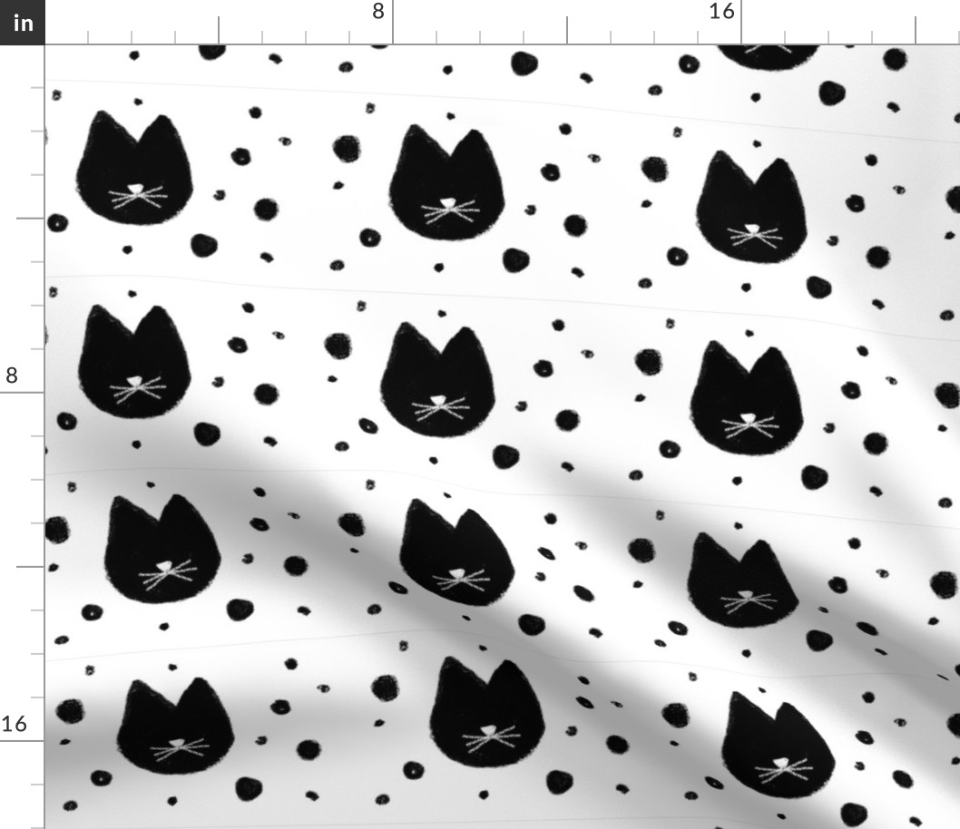 kitty cat dots