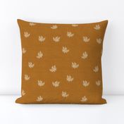 Feathery Fern, Rust Orange // large