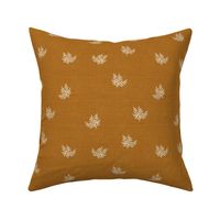 Feathery Fern, Rust Orange // large