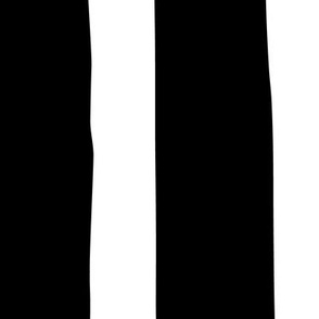 Basic vertical stripes monochrome circus theme black and white  XL Jumbo