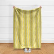 Basic vertical stripes monochrome circus theme mustard yellow