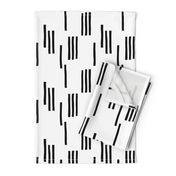 Basic stripes and strokes monochrome circus theme black and white 